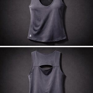 BuffBunny Charcoal Gray Tank Top